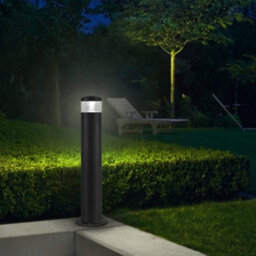 Long Life Lamps Company Led Black Bollard Outdoor Garden Light Zlc303K With 5W Gu10 Cw - thumbnail 6