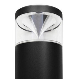 Long Life Lamps Company Led Black Bollard Outdoor Garden Light Zlc303K With 5W Gu10 Cw - thumbnail 3