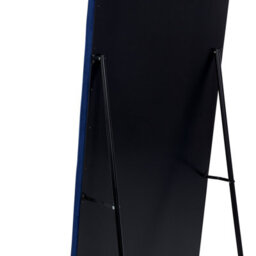 Beliani Standing Mirror Ansouis 150 Cm Velvet Navy Blue - thumbnail 7
