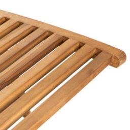 Walplus Sun Lounger  For Beach, Backyard, Garden, Campsite Solid Teak Wood - thumbnail 6