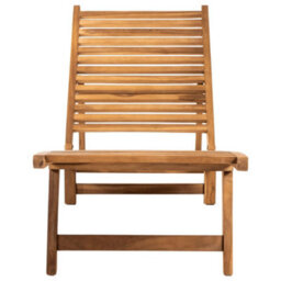 Walplus Sun Lounger  For Beach, Backyard, Garden, Campsite Solid Teak Wood - thumbnail 2