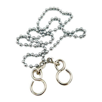 "Primaflow Bath Plug Chain Chrome Replacement 18"" 45Cm Brass" - image 1