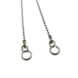 "Primaflow Bath Plug Chain Chrome Replacement 18"" 45Cm Brass" - thumbnail 3