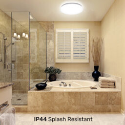 Paul Russells Led Round Panel Modern Ceiling Lights, 12W 1200 Lumens, Ip44, 4000K Cool White, Pack Of 1 - thumbnail 5