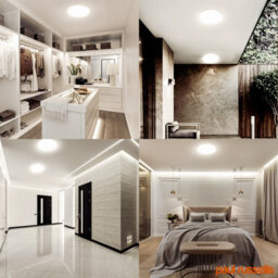 Paul Russells Led Round Panel Modern Ceiling Lights, 12W 1200 Lumens, Ip44, 4000K Cool White, Pack Of 1 - thumbnail 8
