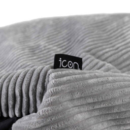 Icon Cecilia Jumbo Cord Sofa Bean Bag, Grey - thumbnail 7