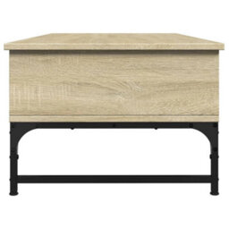 Berkfield Coffee Table Sonoma Oak 100X50X35 Cm Engineered Wood And Metal - thumbnail 6