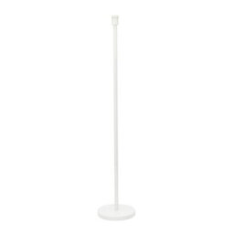 Valuelights Charles White Metal Single Stem Floor Lamp Base - thumbnail 1