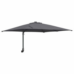 Berkfield Wall-Mounted Garden Parasol Anthracite 247 Cm - thumbnail 2