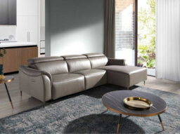 Angel Cerda Stylish Round Coffee Table With Porcelain Marble Top And Black Steel Legs - thumbnail 6