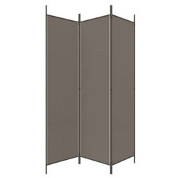 Berkfield 3-Panel Room Divider Anthracite 150X200 Cm Fabric - thumbnail 5
