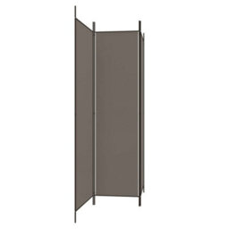Berkfield 3-Panel Room Divider Anthracite 150X200 Cm Fabric - thumbnail 4