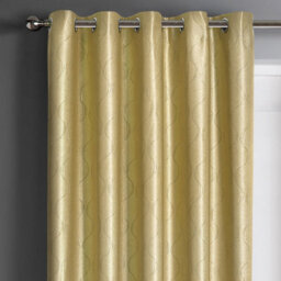 Velosso Evisa Thermal Dimout Ready Made Eyelet Curtains - Ochre