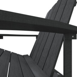 Berkfield Garden Adirondack Chair Hdpe Anthracite - thumbnail 6