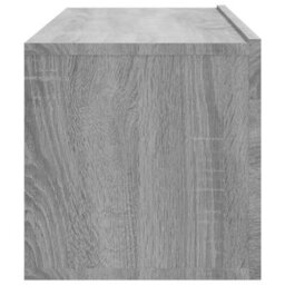 Berkfield Wall Tv Cabinets 4 Pcs Grey Sonoma 100X30X30 Cm - thumbnail 6