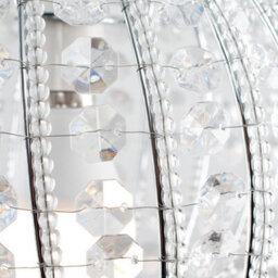 Valuelights Modern Ornate Design Round Ceiling Shade With Clear Acrylic Jewels (D)24Cm - thumbnail 3
