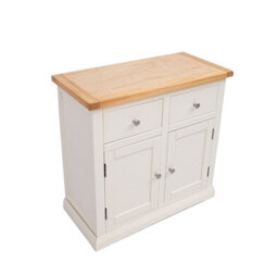 Cabinet Bits Castelli Off White 2 Drawer 2 Door Sideboard Chrome Knob - thumbnail 3