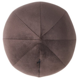 Beliani Sofa 3 Seater Leiren Velvet Dark Brown - thumbnail 9
