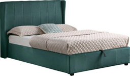 Seconique Amelia Plus 5Ft Kingsize Storage Lift Up Bed Green Velvet Fabric - thumbnail 2