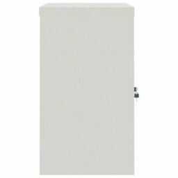 Berkfield File Cabinet Light Grey And Blue 90X40X70 Cm Steel - thumbnail 5