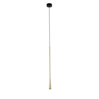 Luminosa Lighting Luminosa Diana 60 Integrated Led Pendant Ceiling Light Satin Gold 2700K