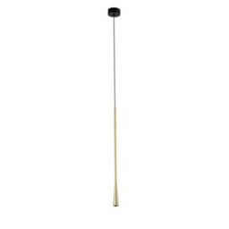 Luminosa Lighting Luminosa Diana 60 Integrated Led Pendant Ceiling Light Satin Gold 2700K
