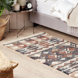 Wyld And Coco Bohonest Multicolour Jute Rug 80 X 150 Cm Handwoven With Tassels - thumbnail 2
