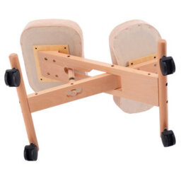 Costway Kneeling Chair Adjustable Height & Angle Ergonomic Stool W/ Padded Seat Beige - thumbnail 6