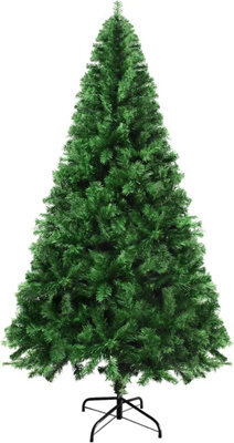 Prime Plus Christmas Tree 6Ft - Artificial Traditional Christmas Pine Tree With Metal Stand - image 1