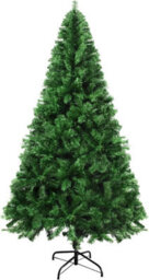 Prime Plus Christmas Tree 6Ft - Artificial Traditional Christmas Pine Tree With Metal Stand - thumbnail 1