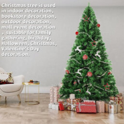 Prime Plus Christmas Tree 6Ft - Artificial Traditional Christmas Pine Tree With Metal Stand - thumbnail 7
