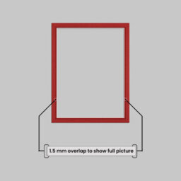 Ak Frames 9X7 Crimson Picture Mounts To Fit 7X5 Aperture Size - Mount Board Only (No Frame Included) - thumbnail 4