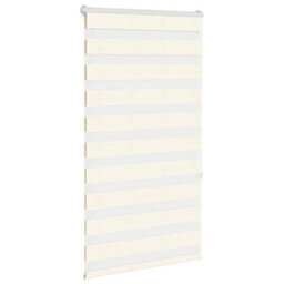 Berkfield Zebra Blind Marble Beige 75X150 Cm Fabric Width 70.9 Cm Polyester - thumbnail 3