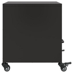 Berkfield Bedside Cabinets 2 Pcs Black 36X39X43.5 Cm Steel - thumbnail 7