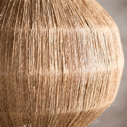 Dibor Round Ceiling Natural Home Decor Boho Seagrass Pendant Light Shade H41 X D50Cm - thumbnail 4