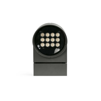 Luminosa Lighting Luminosa Muur 250 Dark Grey Projector Lamp 28.5W 3000K Ip65 - image 1