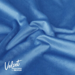 Deconovo Set Of 2 Velvet Cushion Covers For Bedroom 45 X 45 Cm Blue - thumbnail 3