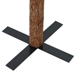 Vidaxl Slim Christmas Tree Green 150 Cm Pvc And Solid Pine Wood - thumbnail 6