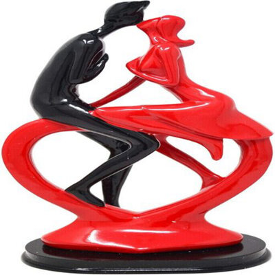 Couple Dancing Ornament Figurine Statue Gift Decoration Diamante Wedding 32Cm