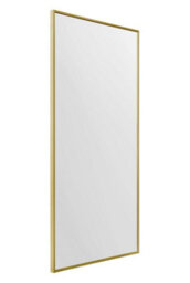 Mirroroutlet The Artus Gold Aluminium Edged Wall Mirror  150Cm X 60Cm - thumbnail 3