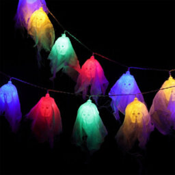 Living And Home 20 Lights Colorful Skull 3M Halloween Led String Light For Indoor Outdoor - thumbnail 4