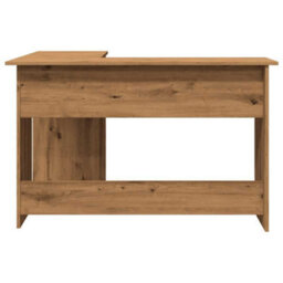 Berkfield Corner Desk Artisan Oak 120X140X75 Cm Engineered Wood - thumbnail 5