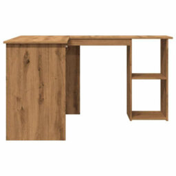 Berkfield Corner Desk Artisan Oak 120X140X75 Cm Engineered Wood - thumbnail 4