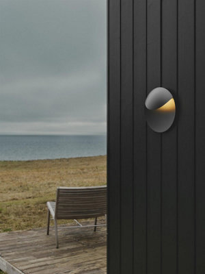 Nordlux Valopin Outdoor Aluminium Wall Light Coastal/marine Safe Black,mains Led - image 1
