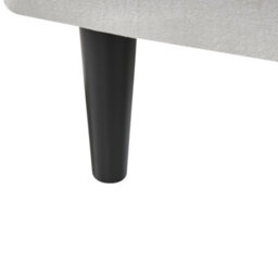 Beliani Right-Hand Chaise Longue Yvoire Fabric Off-White - thumbnail 8