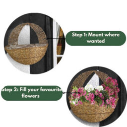 Marco Paul Garden Hanging Flower Basket 16' - thumbnail 6