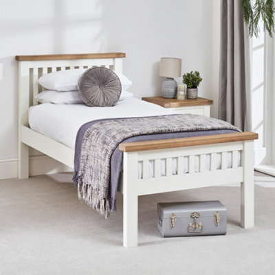 The Furniture Market Cheshire White Painted 3Ft Single Bed - image 1