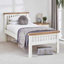 The Furniture Market Cheshire White Painted 3Ft Single Bed - thumbnail 1