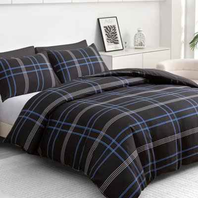 Pamposh Super King Duvet Set Brushed Microfiber Super King Duvet Cover Hypoallergenic With Zipper Closure For All Seasons - image 1