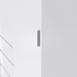 Furniture To Go Naia Wardrobe With 1 Sliding Door 1 Door 3 Drawers In White High Gloss (W) 118.5 X  (H) 200.4 X (D) 60Cm - thumbnail 8